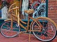 media cycle  Fahrrad Werbung in der Pearl Street